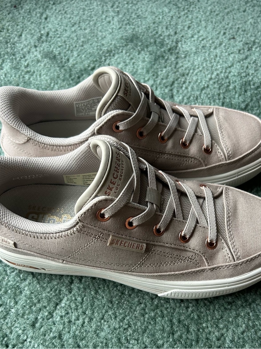 Skechers slip ins Arch fit arcade See ya there size 7 (taupe) brand new no box - Picture 2 of 3